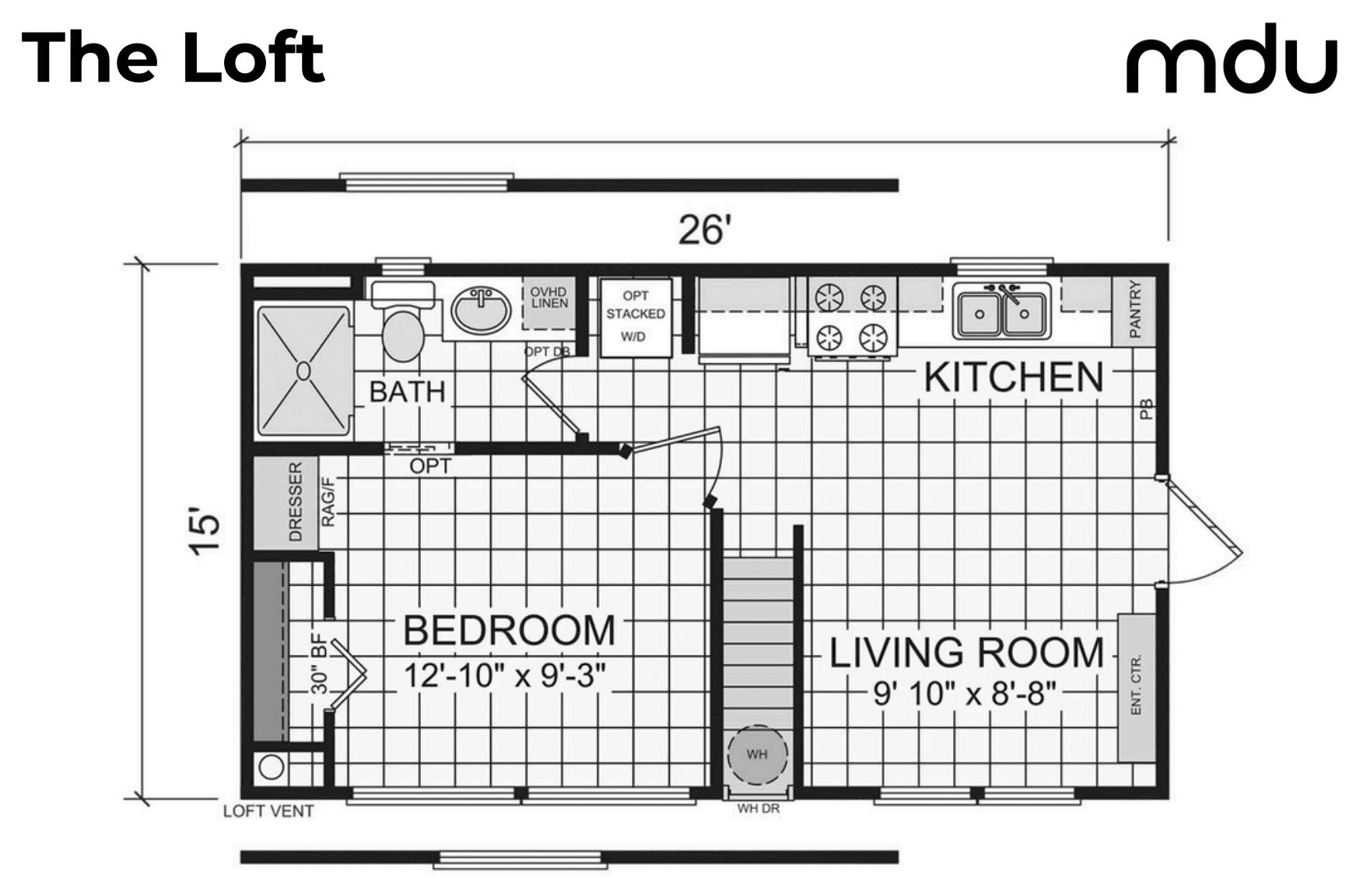 The Loft floor plan